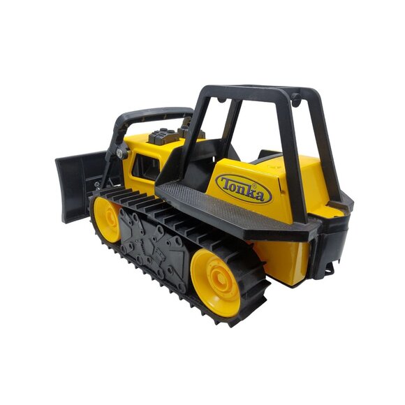 Vintage 1999 Tonka Steel/Plastic Bulldozer Construction Vehicle Durable Yellow & - Picture 6 of 7